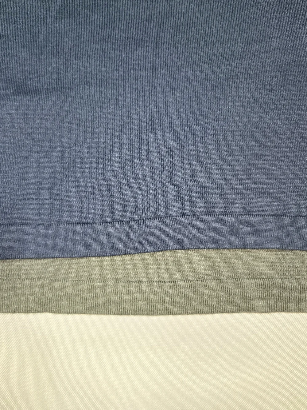 Banana Republic Silk/Cotton Polo Shirts Multi-Pack (2) Blue & Sage Gray -  Sm